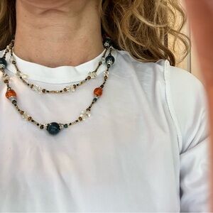 Elegant Multicolor Beaded Necklace